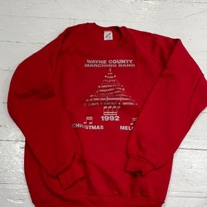 Vintage 1992 band high school sweatshirt, xl